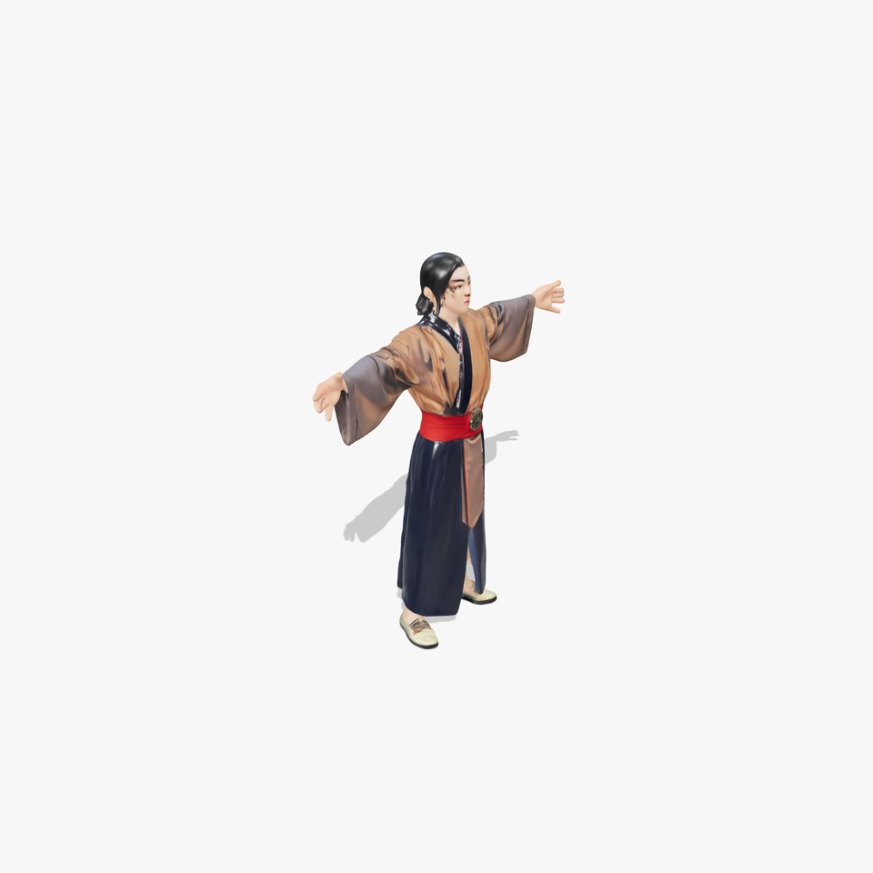 Traditional Samurai Garb model pack